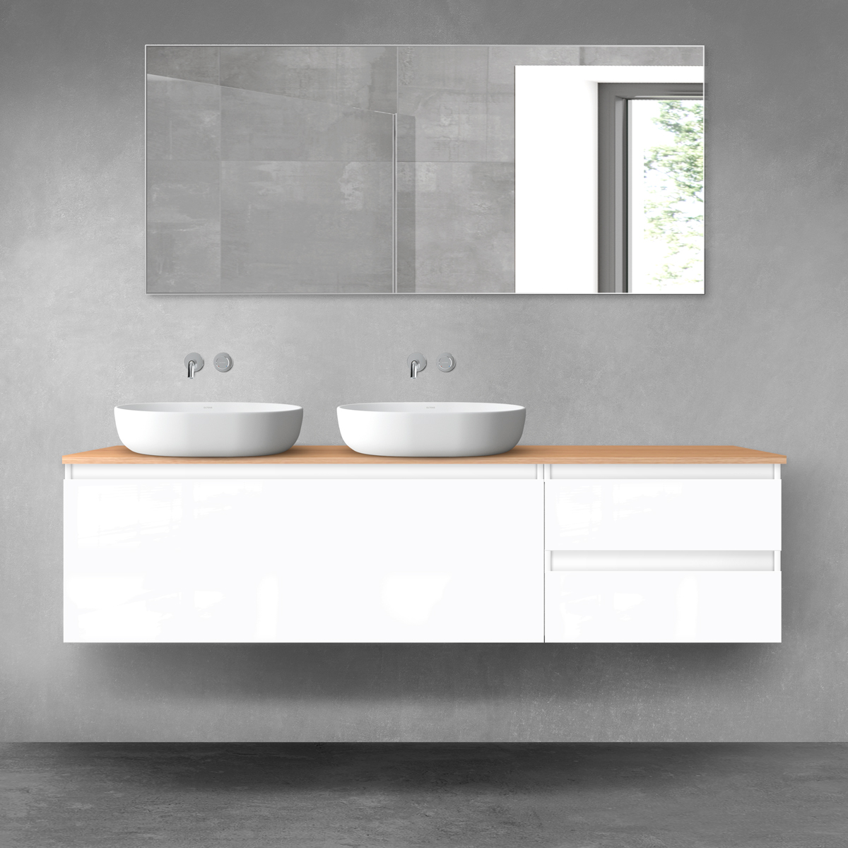 Set armadietto Oltens Vernal 60016000, armadietto Oltens Vernal 60002000, 63021060