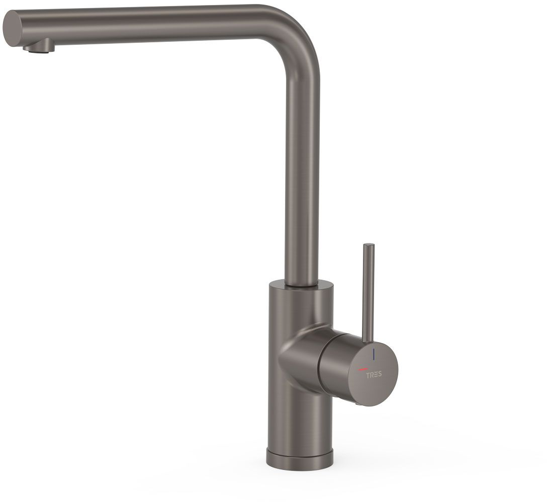 Tres rubinetto da cucina verticale grafite/grigio 23044006GR