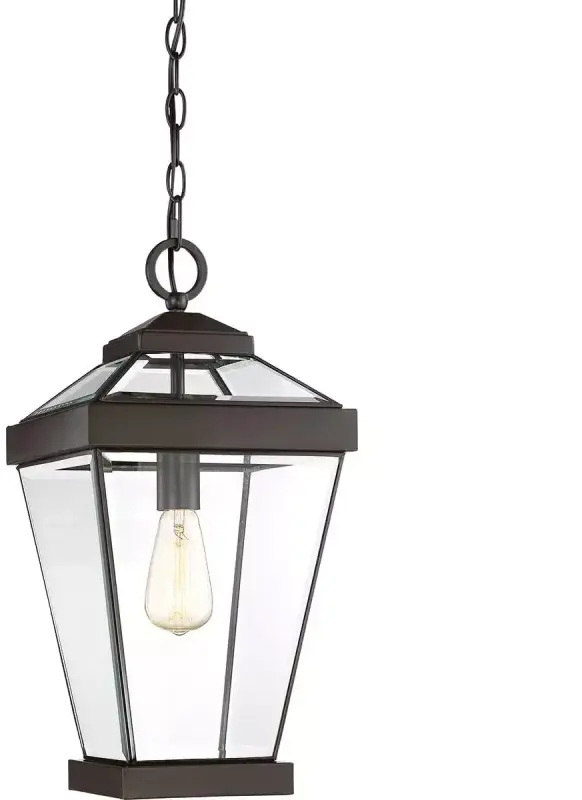 Elstead Lighting Ravine lampada sospesa 1x60 W marrone QZ-RAVINE8-M