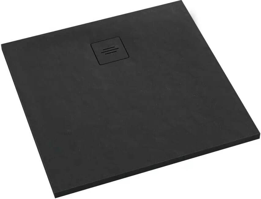 Schedline Protos Black Stone piatto doccia quadrato 90x90 cm nero 3SP.P2K-9090/C/ST-M1/C/ST