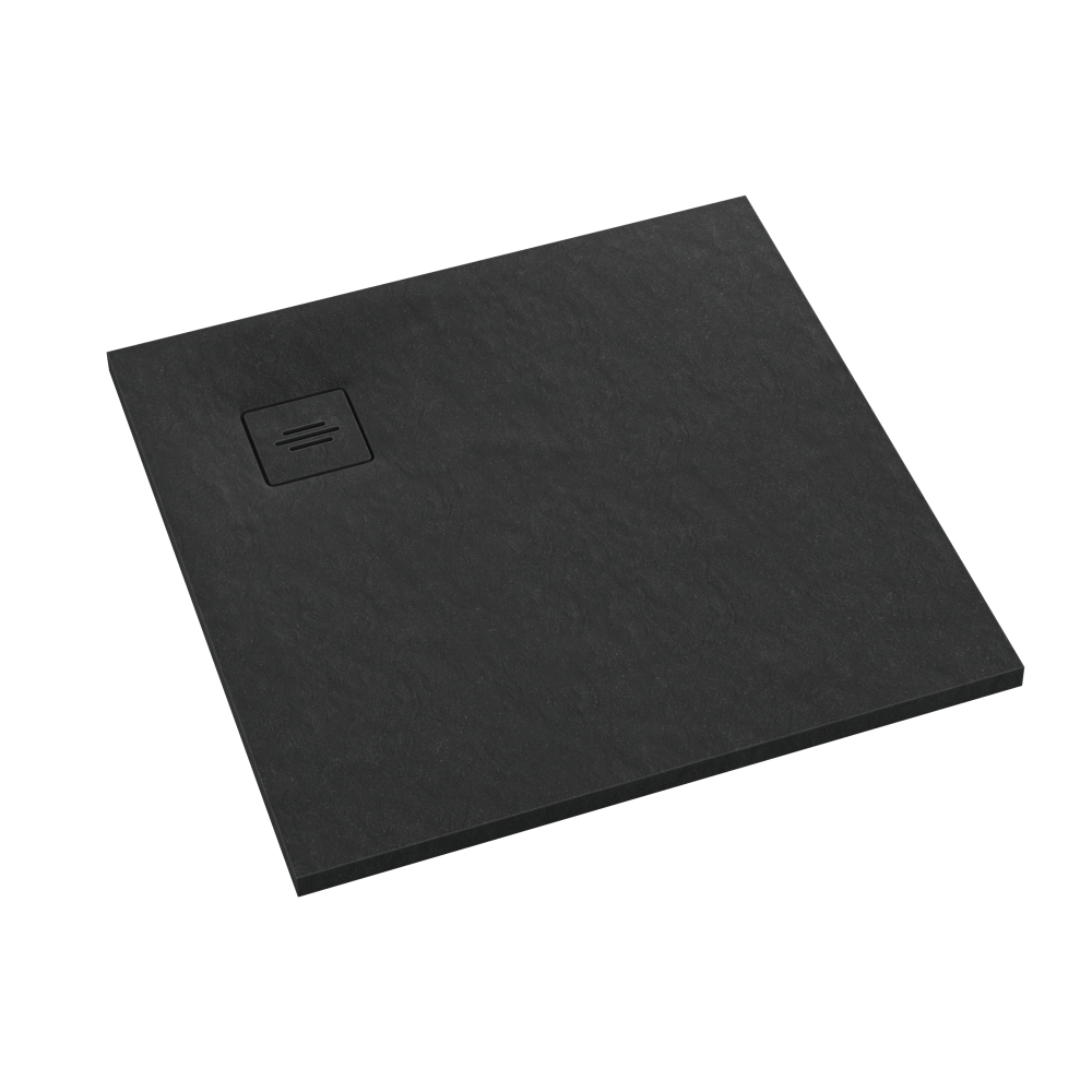 Schedline Protos Black Stone piatto doccia quadrato 80x80 cm grigio 3SP.P2K-8080/C/ST-M1/C/ST