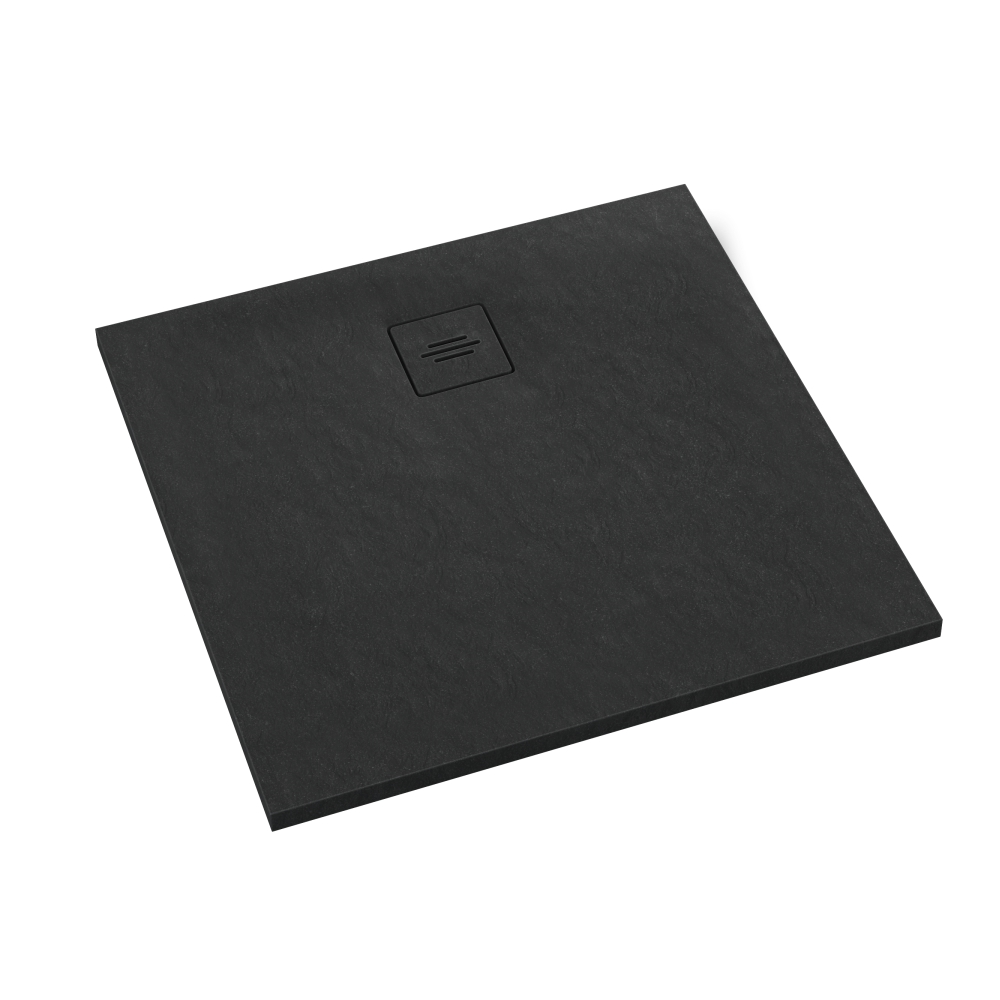 Schedline Protos Black Stone piatto doccia quadrato 100x100 cm nero 3SP.P1K-100100/C/ST-M1/C/ST