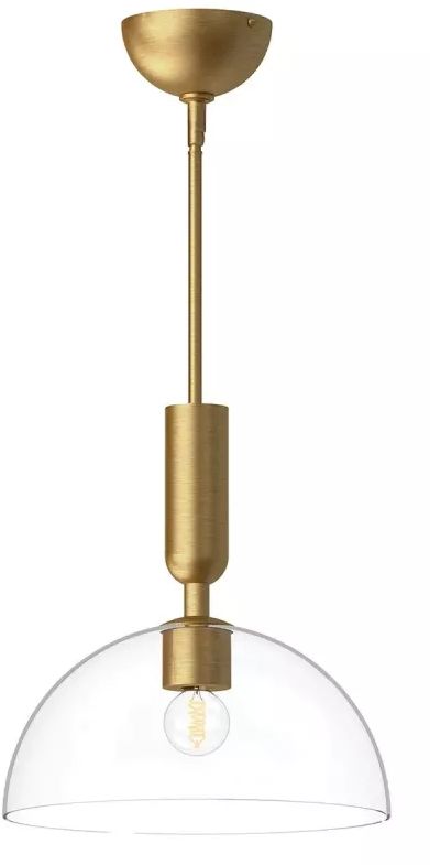 Elstead Lighting Jude lampada da soffitto 1x60 W oro ALM-JUDE-P-GD-CL