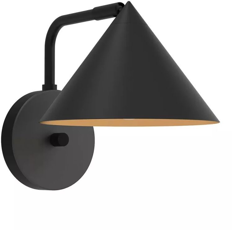 Elstead Lighting Remy lampada da parete 1x60 W nero ALM-REMYCK-1WB-BK