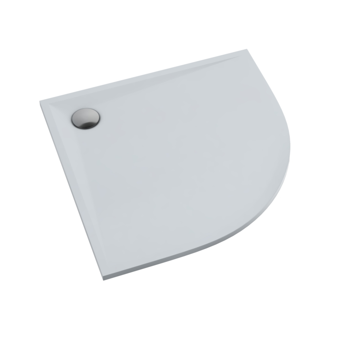Schedline Libra Smooth White piatto doccia semicircolare 80x80 cm bianco 3SP.L1O-8080