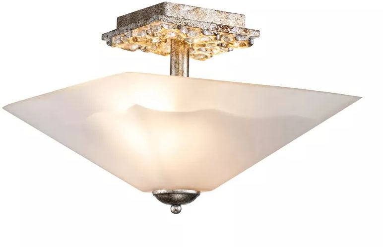 Elstead Lighting Star lampada da soffitto 2x40 W argento FB-STAR-F-S-DS
