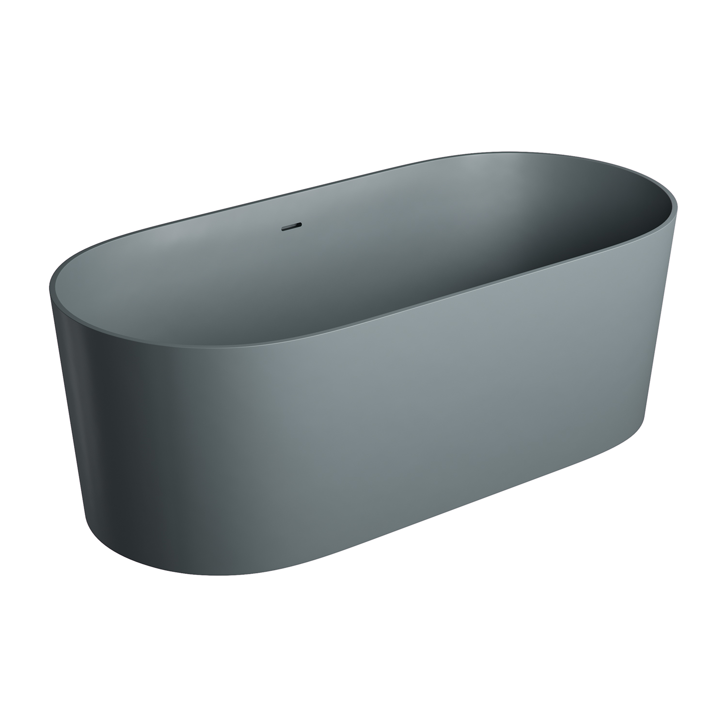 Omnires Ovo M+ vasca da bagno freestanding 160x75 cm ovale OVO160WWZPAG