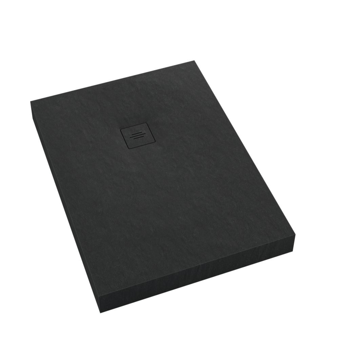 Schedline Nonlimits Black Stone piatto doccia rettangolare 90x80 cm nero 3ST.N1P-8090/C/ST-M1/C/ST