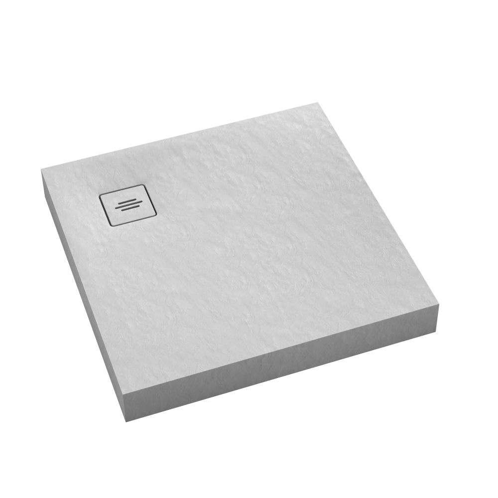 Schedline Nonlimits White Stone piatto doccia quadrato 100x100 cm bianco 3ST.N1K-100100/B/ST-M1/B/ST