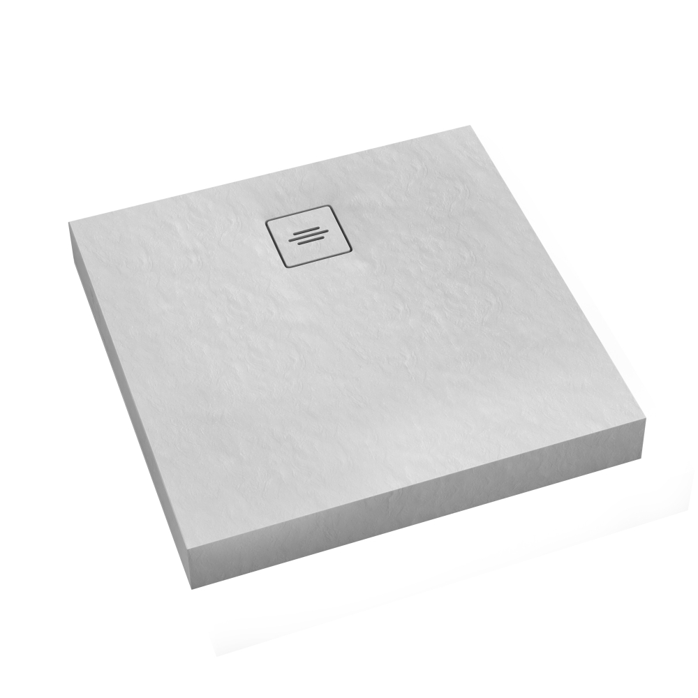 Schedline Nonlimits White Stone piatto doccia quadrato 90x90 cm bianco 3ST.N2K-9090/B/ST-M1/B/ST