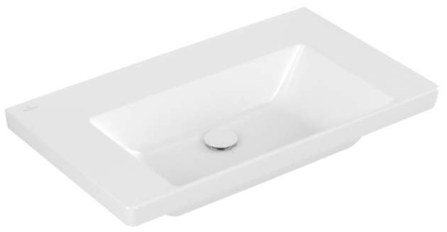 Villeroy & Boch Subway 3.0 lavabo 80x47 cm rettangolare da mobile bianco lucida 4A708301