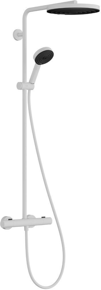 Hansgrohe Pulsify S set doccia a parete con termostato con soffione bianco 24236700