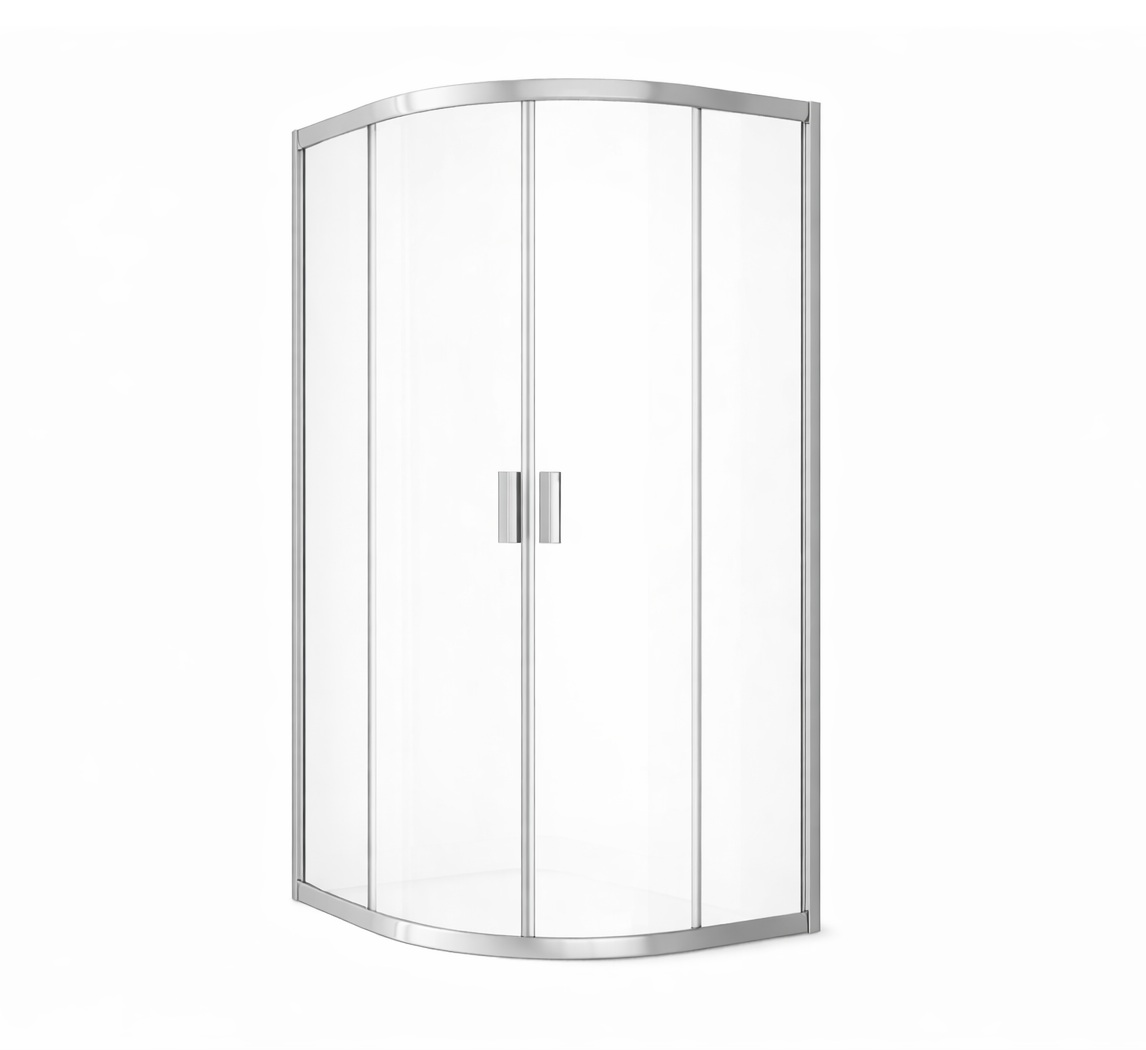 Ravak Blix box doccia 90x90 cm semicircolare cromo lucida/vetro trasparente 3B270C00Z1B
