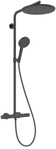 Hansgrohe Raindance Alive S set doccia a parete con termostato con soffione nero 24594340