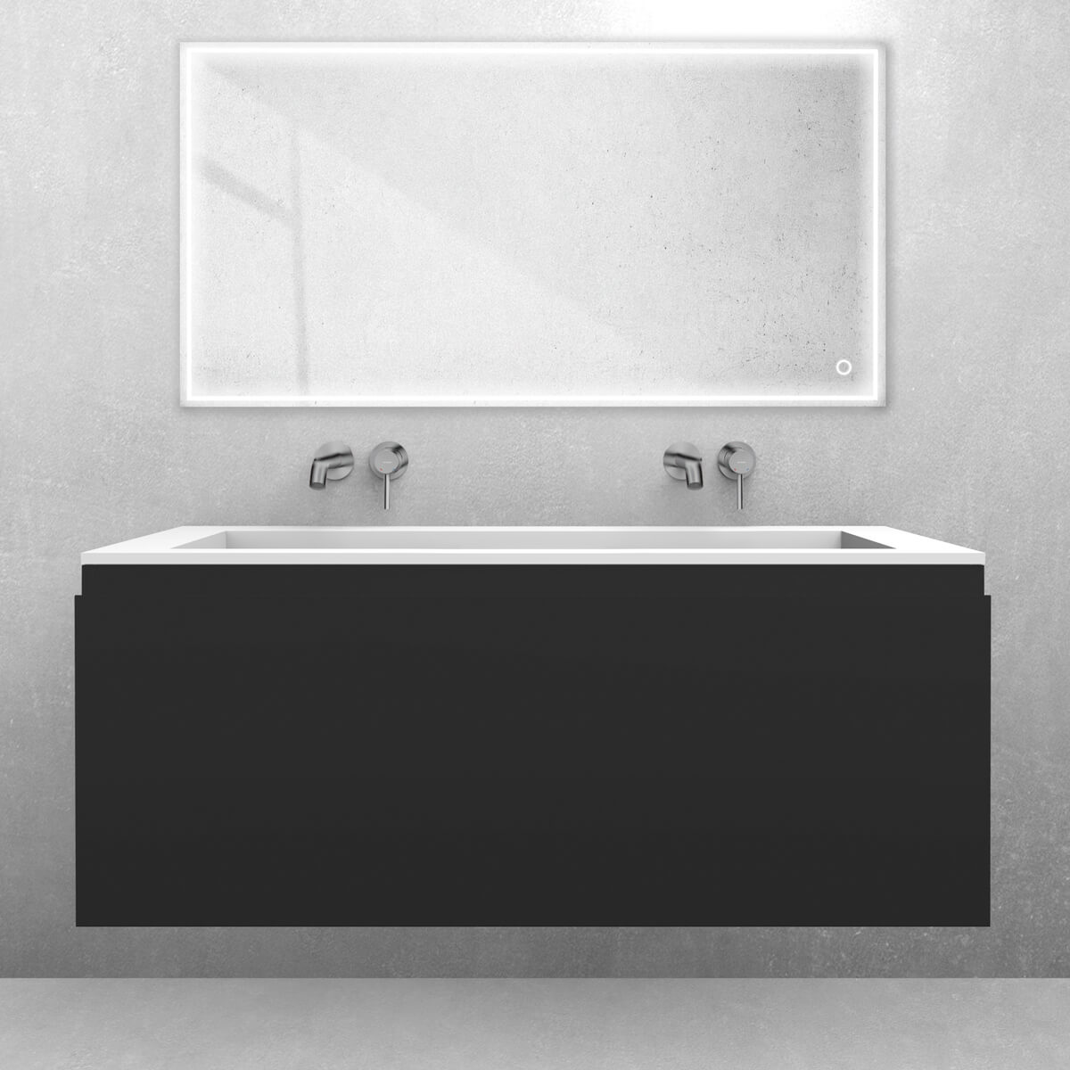 Set lavabo Oltens Stila 40204900, armadietto Oltens Vernal 60016300
