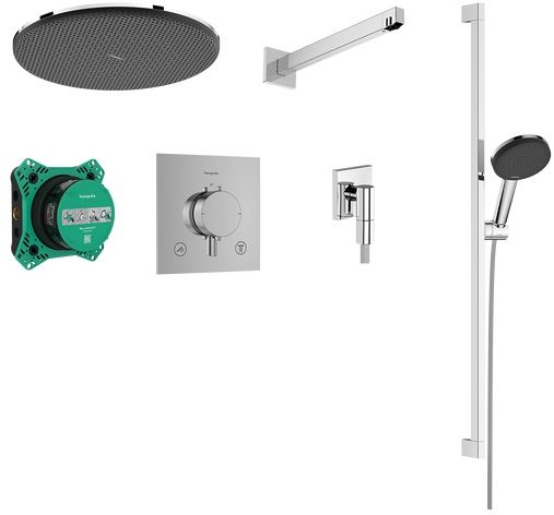 Hansgrohe Raindance Alive Select S set doccia da incasso con termostato con soffione cromo 24622000