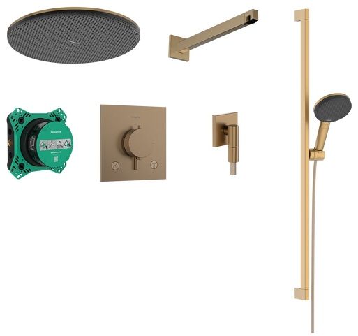 Hansgrohe Raindance Alive Select S set doccia da incasso con termostato con soffione || 24622140