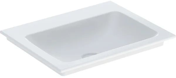Geberit One lavabo 75x55 cm rettangolare da mobile bianco lucida 505.011.01.2