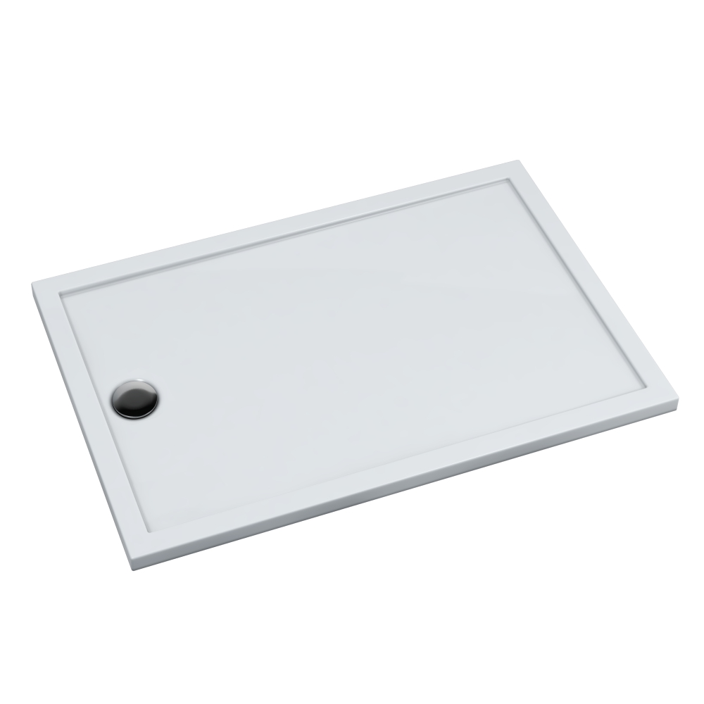 Schedline Sharper piatto doccia rettangolare 140x70 cm bianco 3S.S2P-70140