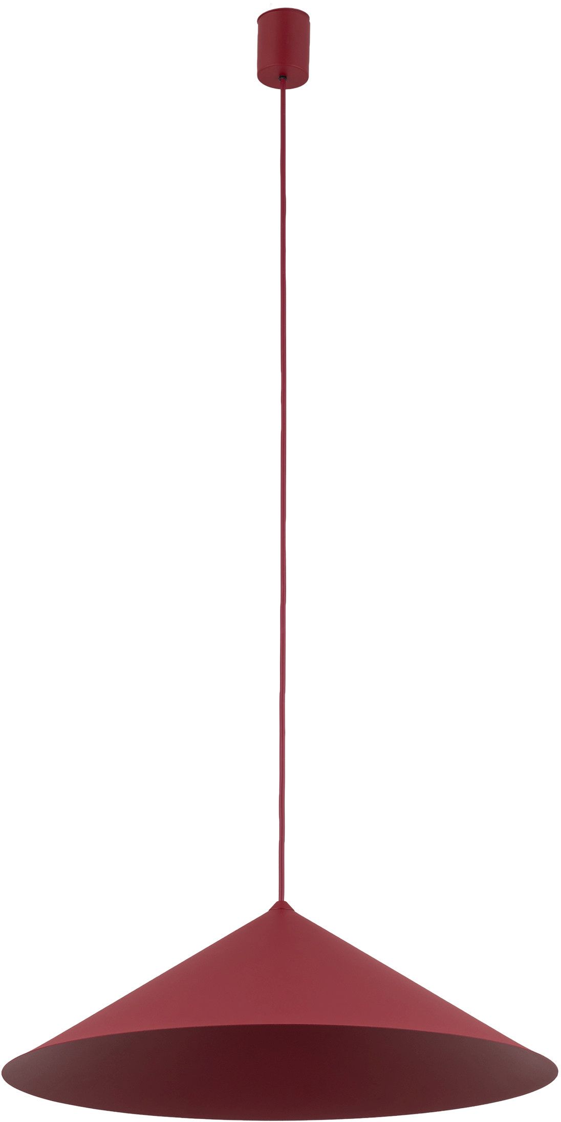 TK Lighting Lume XL lampada sospesa 1x11 W borgogna 11697