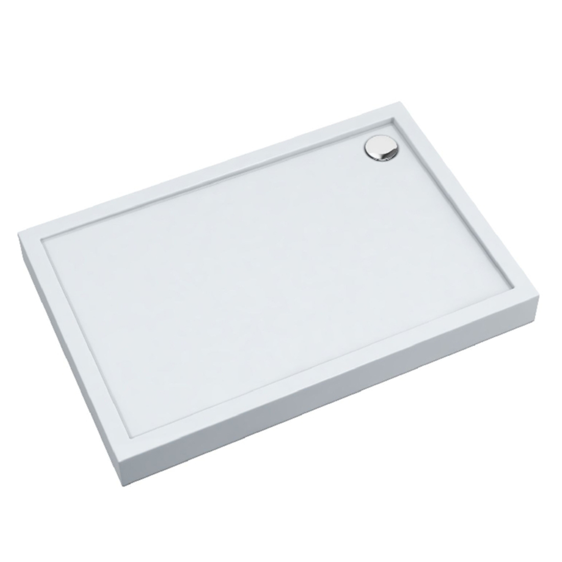Schedline Cameron piatto doccia rettangolare 160x70 cm bianco 3ST.C2P-70160