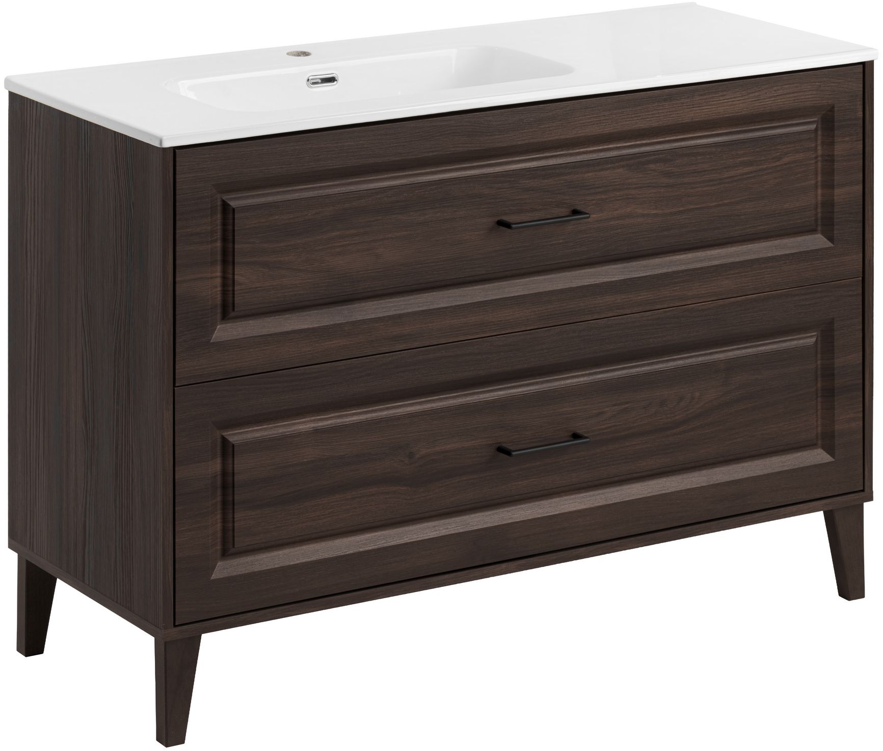 Set armadietto Comad Dorothy Ristretto DOROTHY RISTRETTO 82-120-46-2S, lavabo Comad Go 2 GO 2 120CM L DP ( E-8095-120L )