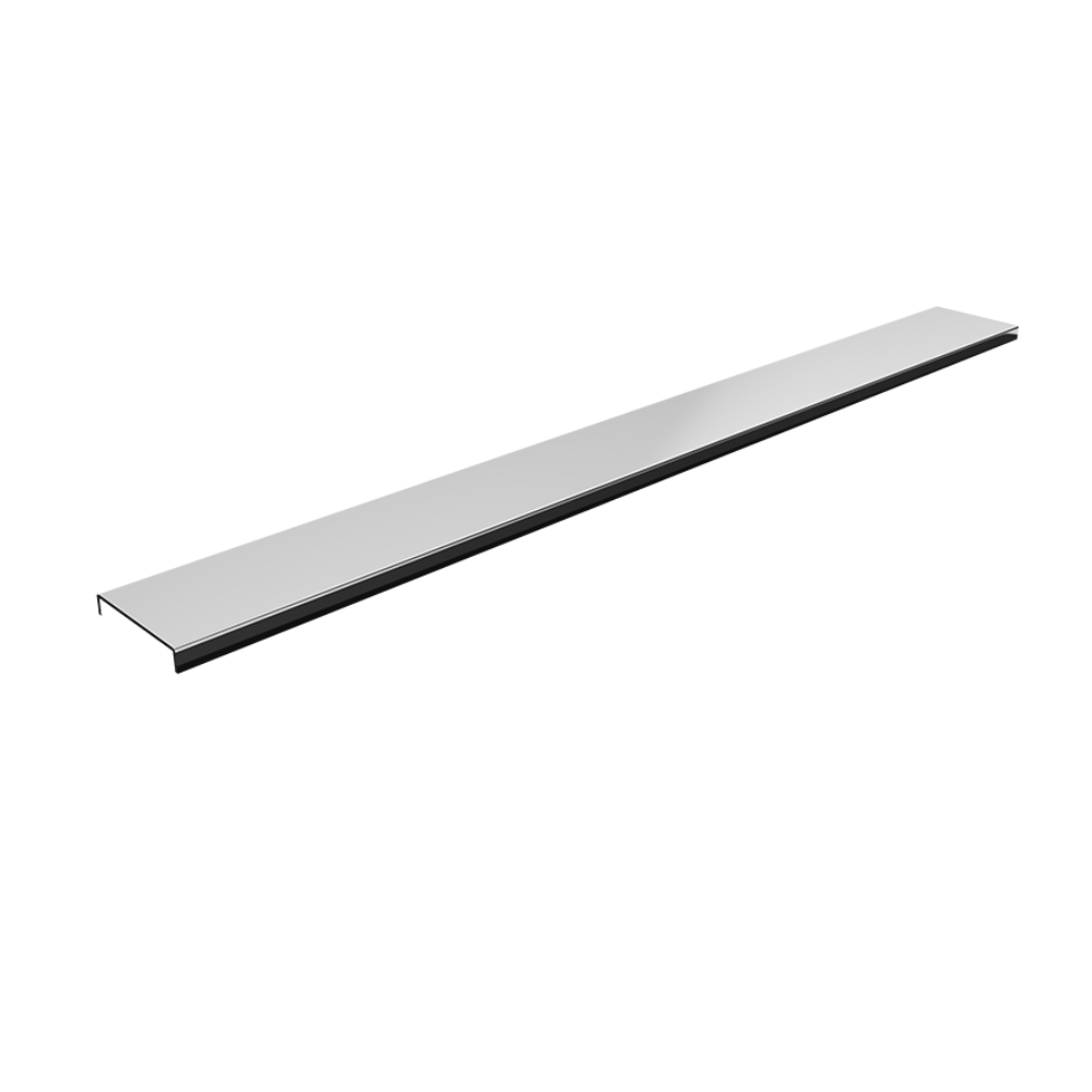 Schedline Steel 2w1 mascherina della canalina lineare 60 cm acciaio SCH050/DPSC