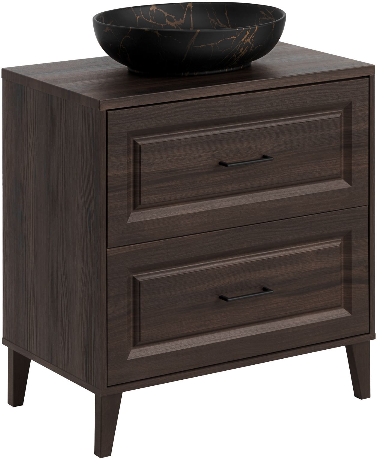 Set armadietto Comad Dorothy Ristretto DOROTHY RISTRETTO 82-80-46-2S, lavabo Comad Mona UN-MONA-MB12, RISTRETTO 89-80-46 M