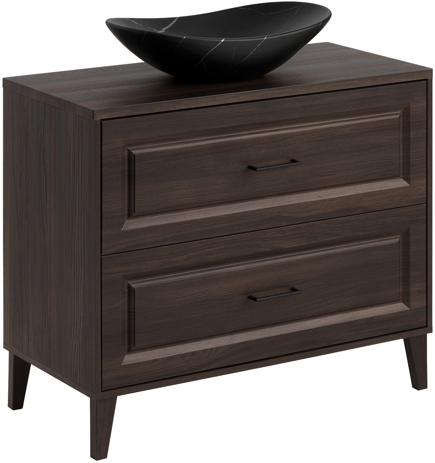 Set armadietto Comad Dorothy Ristretto DOROTHY RISTRETTO 82-100-46-2S, lavabo Comad Lena UN-LENA-MB2, RISTRETTO 89-100-46 M