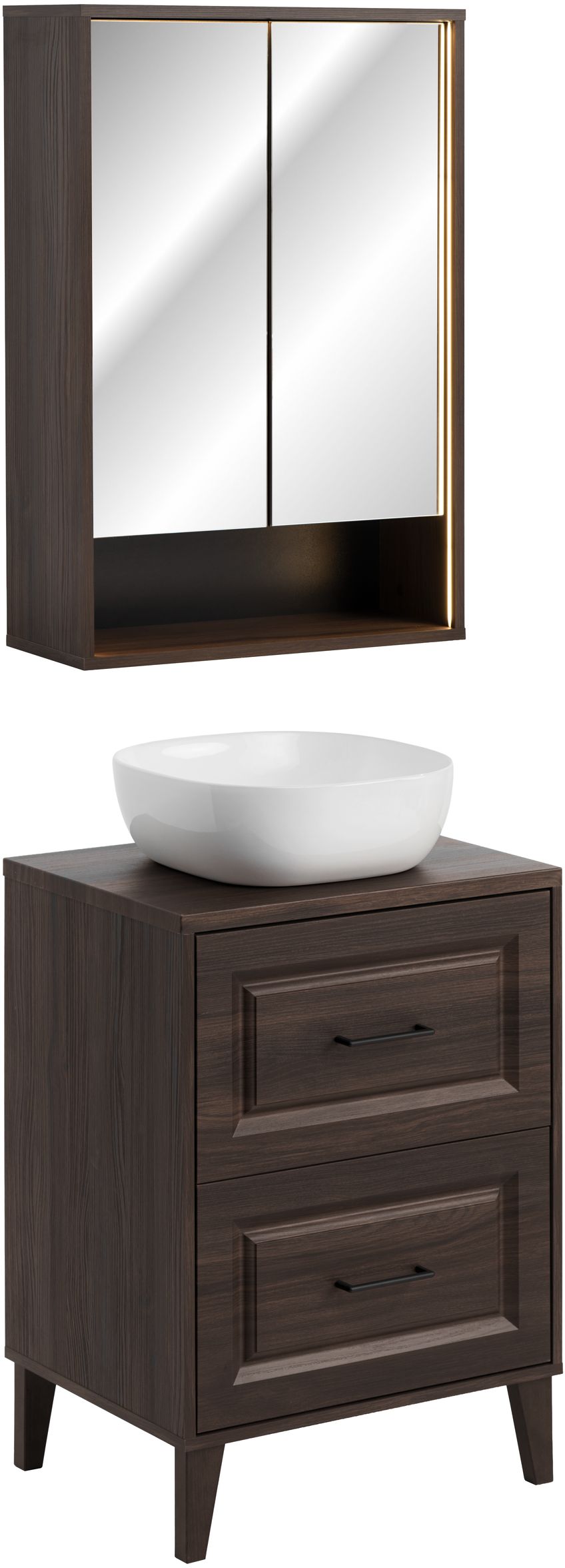 Set armadietto Comad Dorothy Ristretto DOROTHY RISTRETTO 84-60-2D, armadietto Comad Dorothy Ristretto DOROTHY RISTRETTO 82-60-46-2S, UM-6252SMILE40DP, RISTRETTO 89-60-46 M