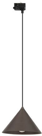 TK Lighting Tracer lampada per binario elettrificato 1x15 W nero-marrone 11686