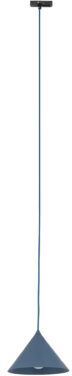 TK Lighting Tracer Cono lampada per binario elettrificato 1x15 W blu 11683