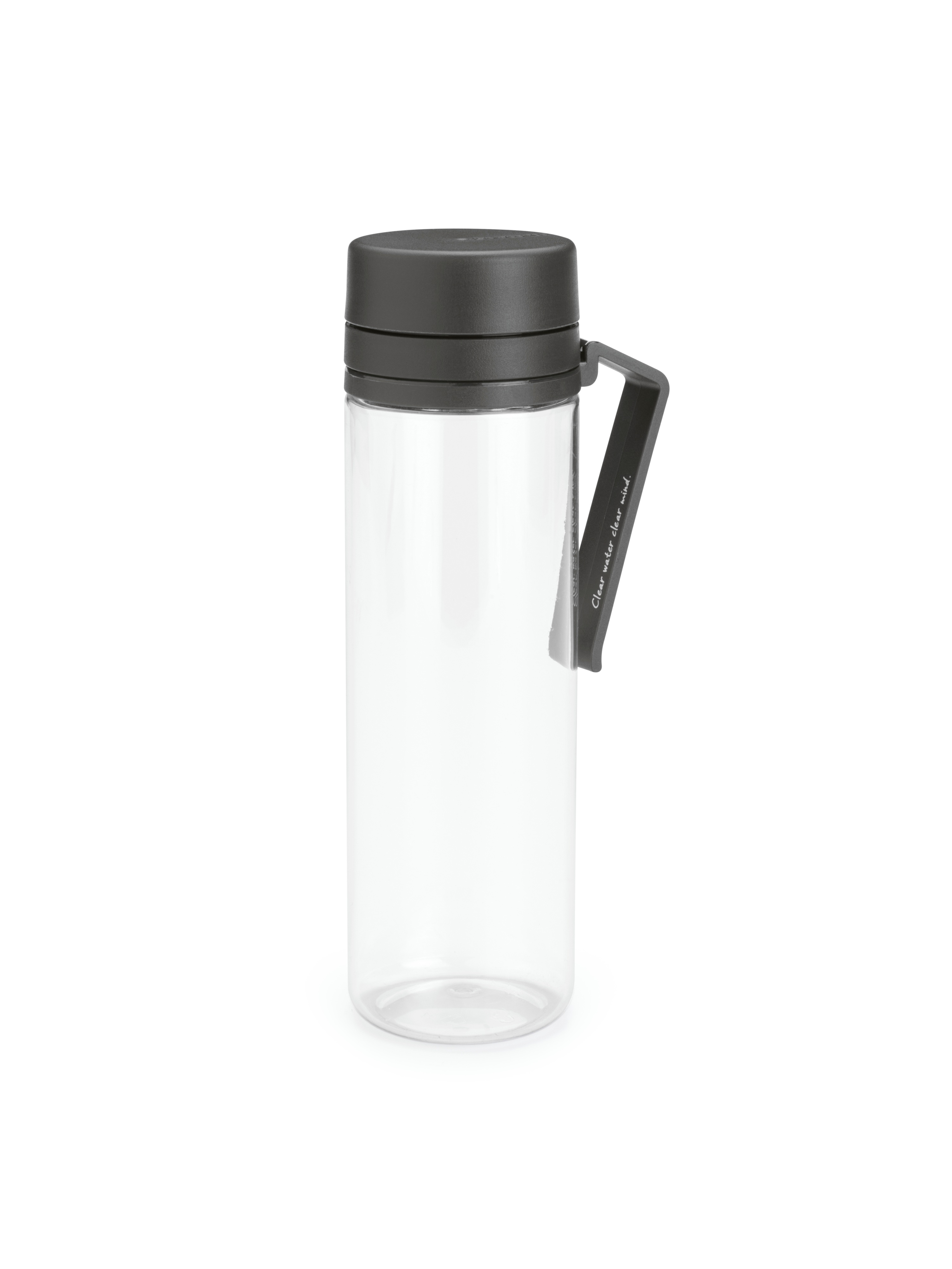Brabantia Make & Take borraccia 9x6x22 cm trasparente-grigio 148842