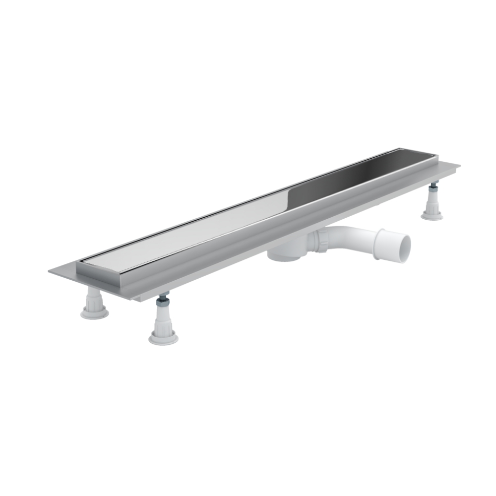 Schedline Regular Line canalina lineare 100 cm acciaio SOLSL-100080