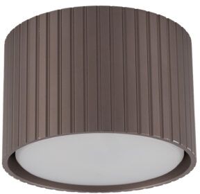 TK Lighting Ferro plafoniera 1x8 W marrone 11656