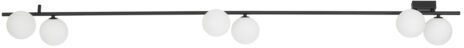 TK Lighting Imelo lampada da soffitto 6x8 W bianco-nero 11479