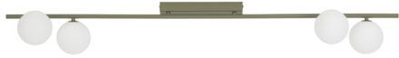 TK Lighting Imelo lampada da soffitto 4x8 W bianco-verde 11478