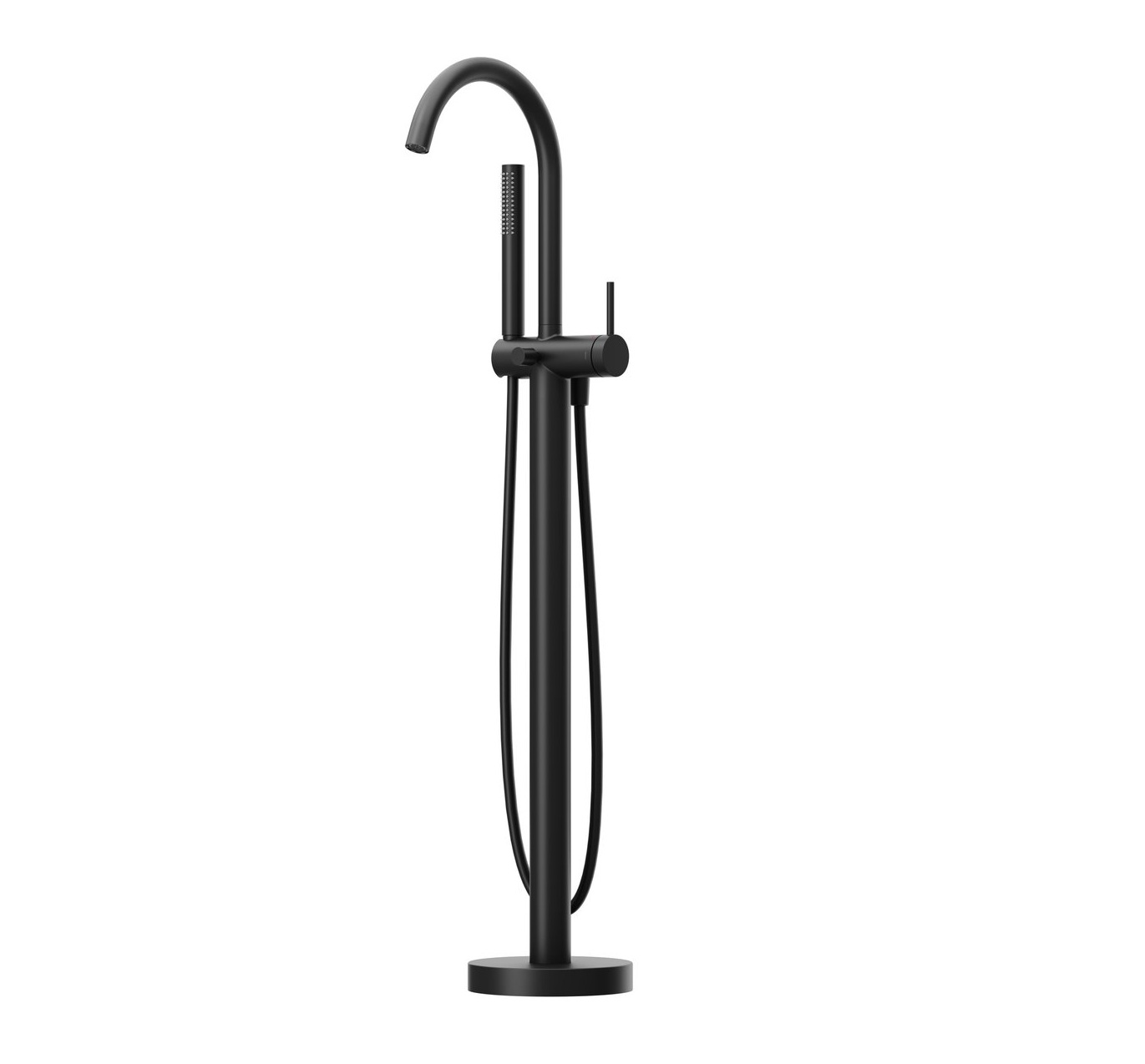 Ravak Freedom rubinetto per vasca e doccia a terra nero X070437