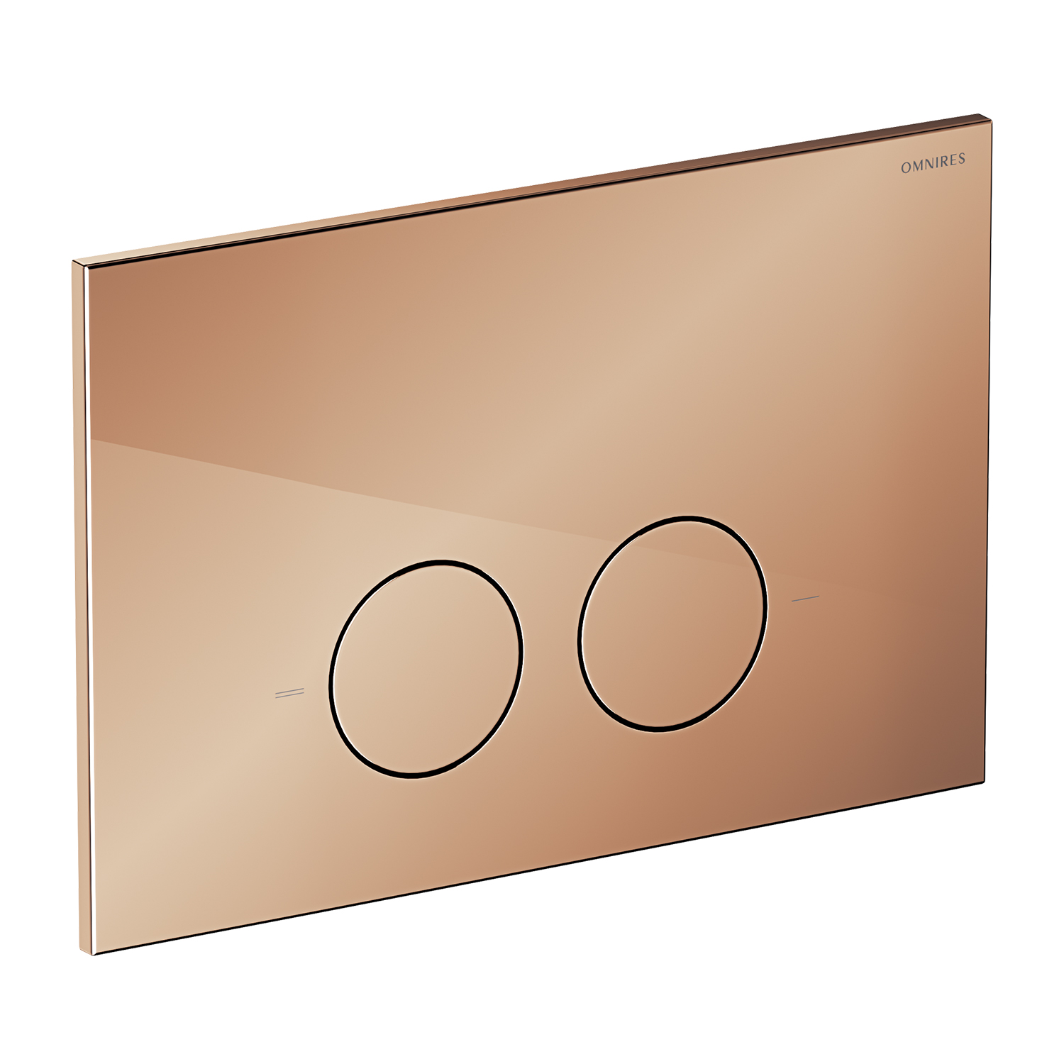 Omnires Minimal placca di comando per WC rame MPS1CP