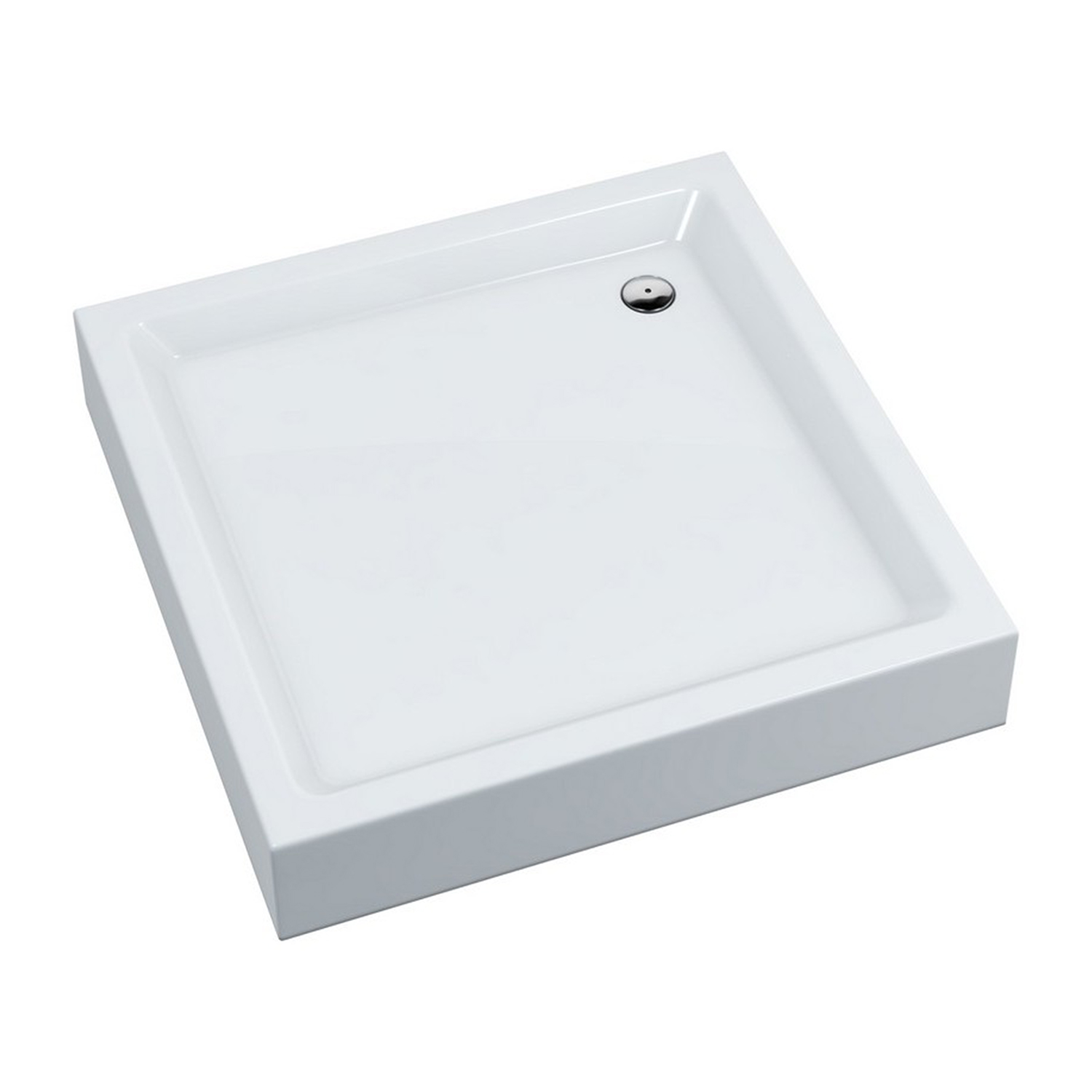 Omnires Invest Project piatto doccia quadrato 90x90 cm bianco INVESTPROJECT90KBP