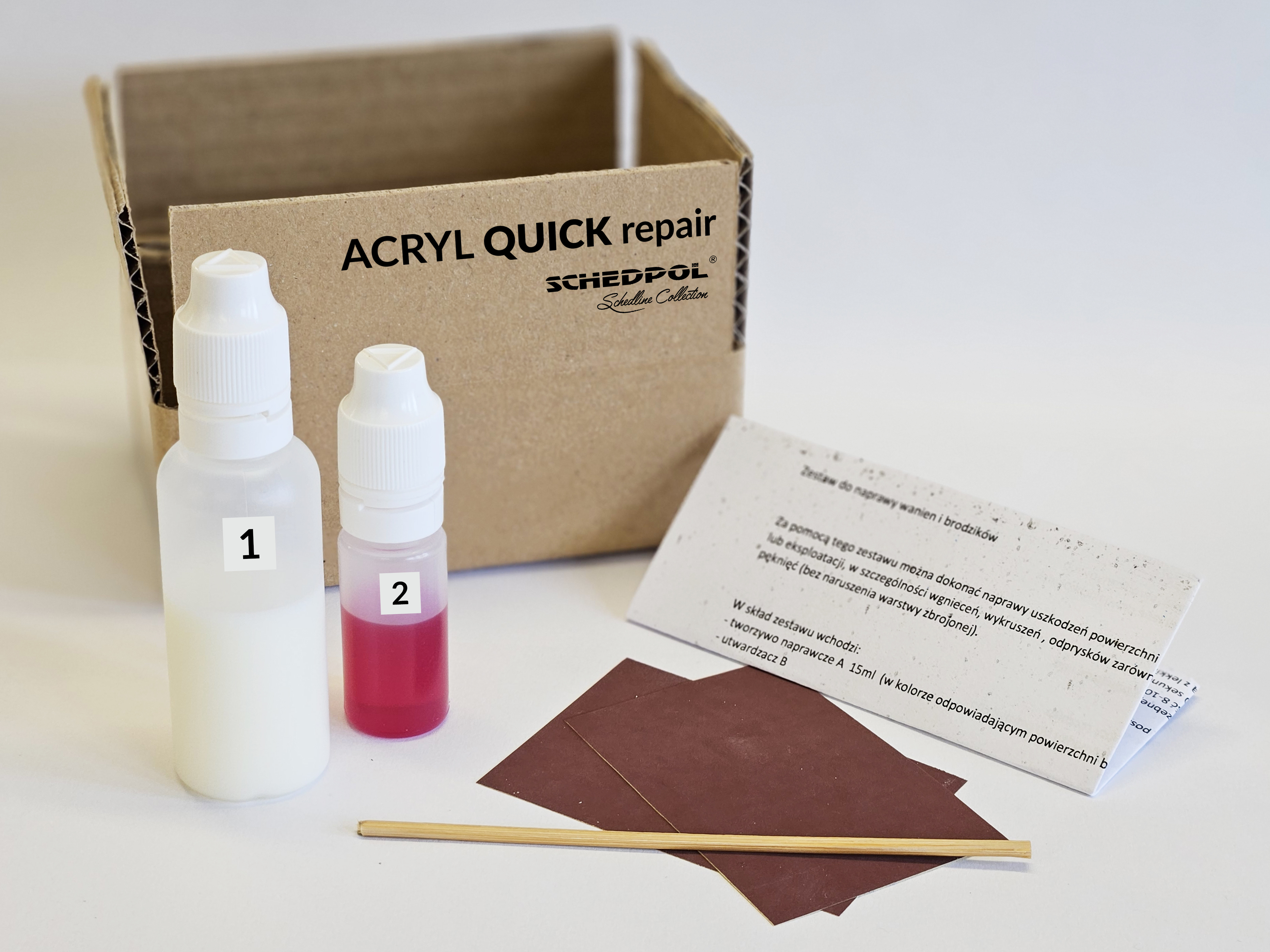Schedline Acryl Quick Repair Cement Stone kit di riparazione SZN1/CT/ST