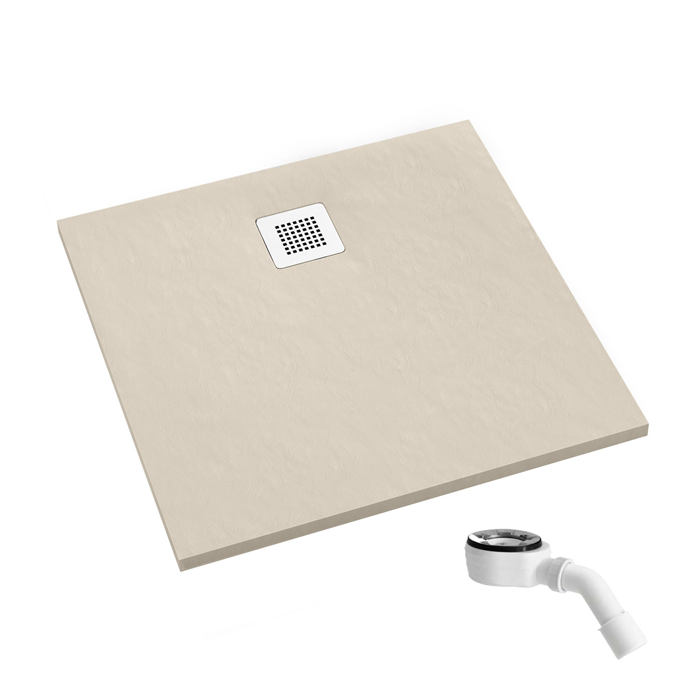 Schedpol Kalait Cashmere Stone piatto doccia quadrato 90x90 cm beige 3.3201/PK/ST-M2