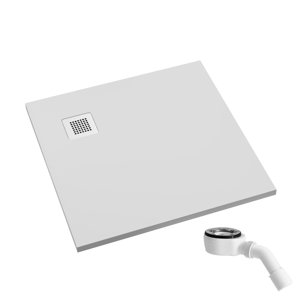Schedpol Kalait Smooth White piatto doccia quadrato 100x100 cm bianco 3.3102-M2