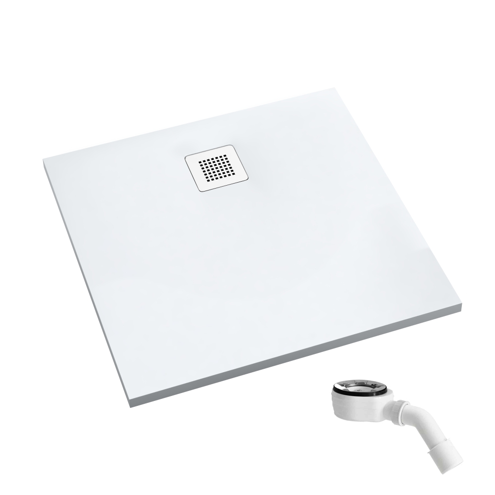 Schedpol Kalait Smooth White piatto doccia quadrato 100x100 cm bianco 3.3202-M2