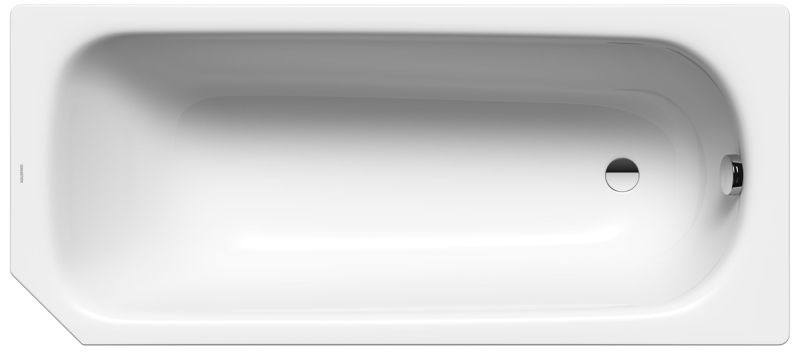Kaldewei Saniform V1-V4 vasca da bagno rettangolare 160x70 cm bianco 192100011001