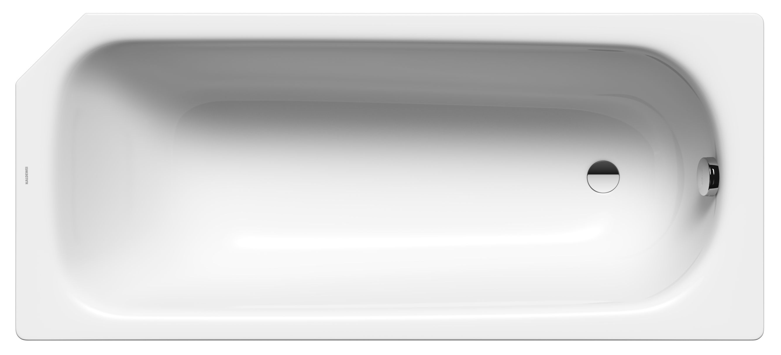 Kaldewei Saniform V1-V4 vasca da bagno rettangolare 160x70 cm bianco 192200011001