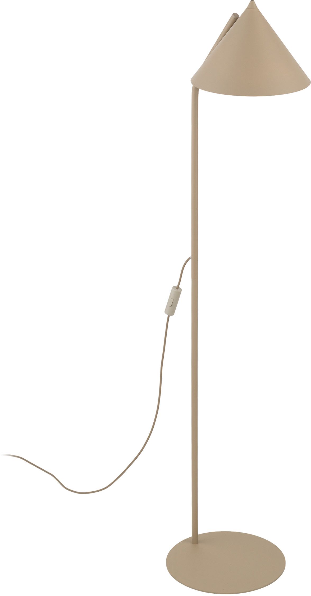 TK Lighting Cono lampada da terra 1x W sabbia 16211