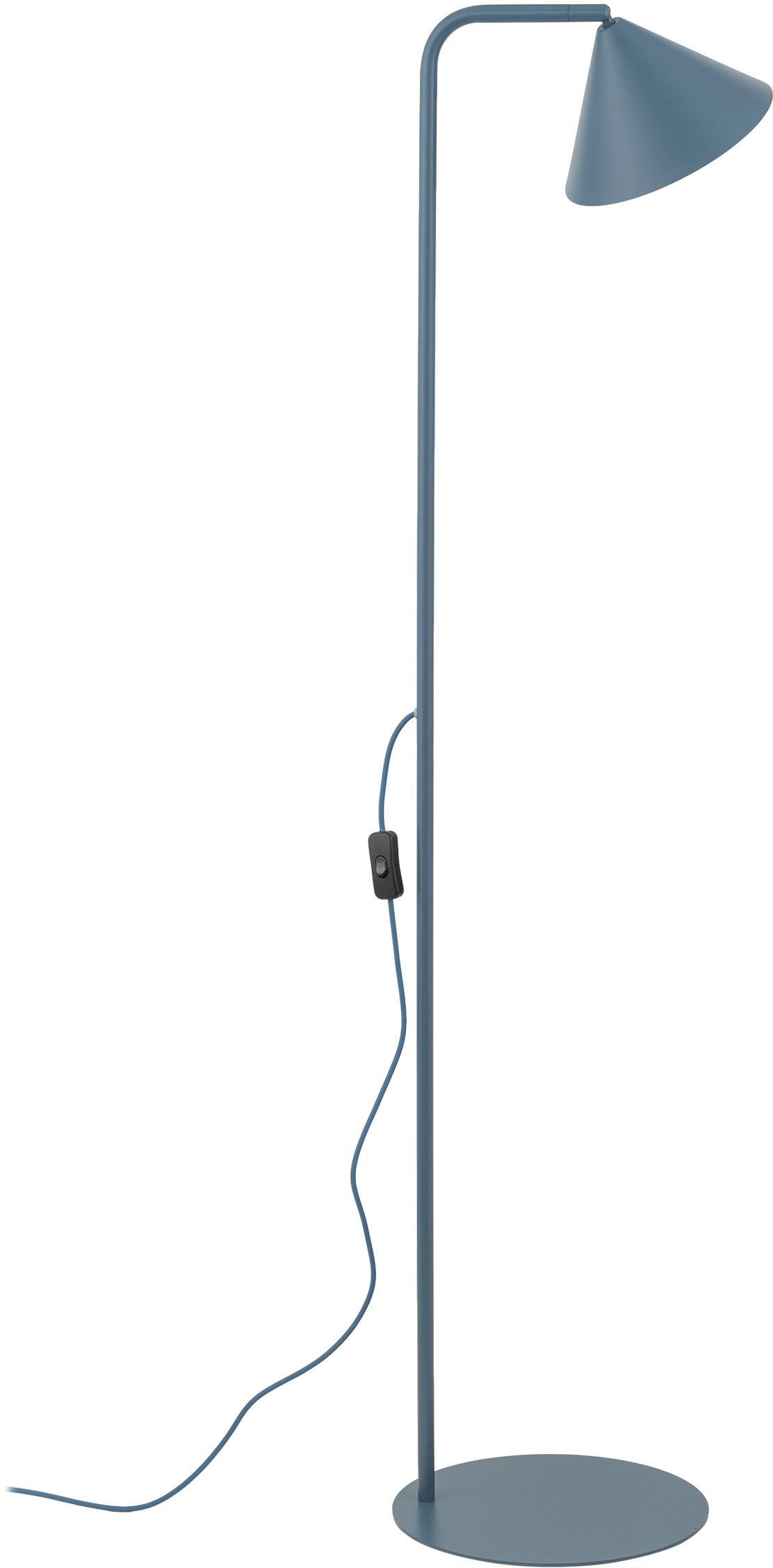 TK Lighting Cono lampada da terra 1x W blu 16206