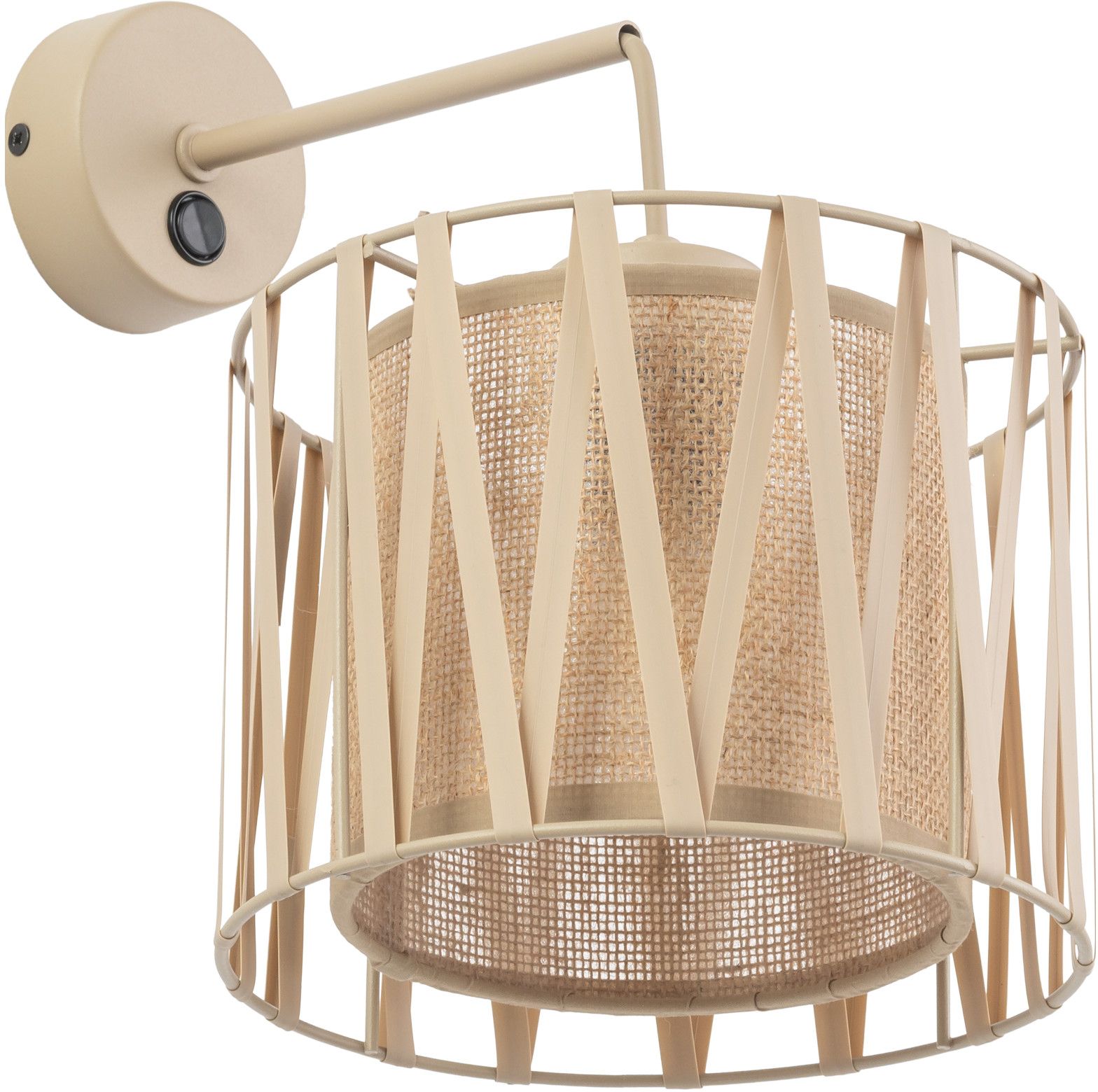 TK Lighting Harmony lampada da parete 1x15 W sabbia 11462