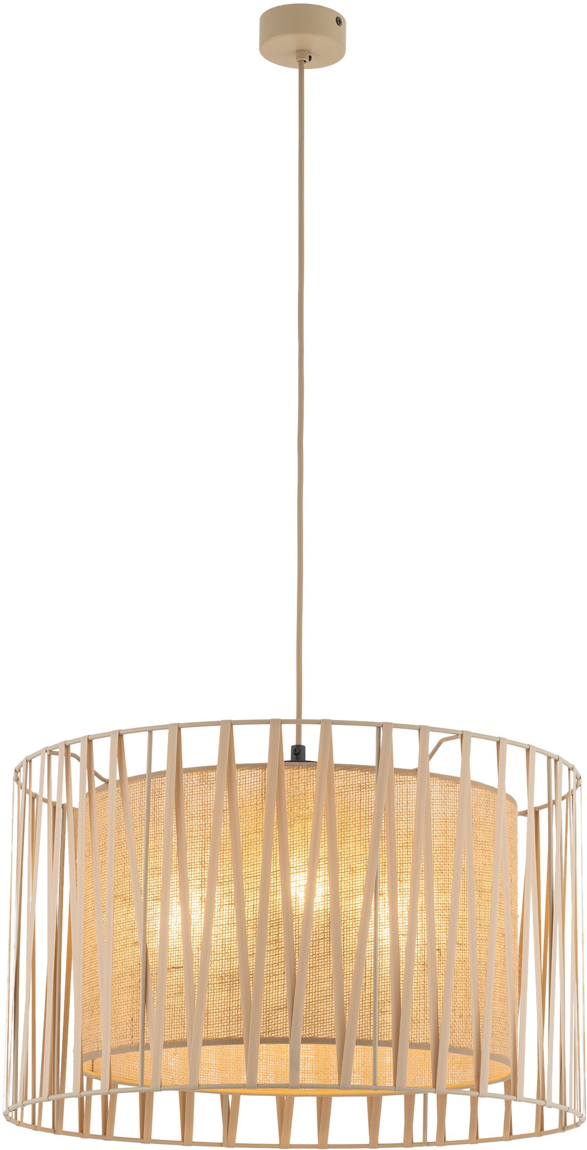 TK Lighting Harmony lampada sospesa 1x15 W sabbia 11460
